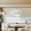 Axyaa Cream Wabi Sabi LED Pendant Chandelier: Elegant French Dining Room Fixture