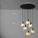Axyaa Industrial Cement Metal Pendant Light - LED Hanging Lamp for Home and Commercial Spaces