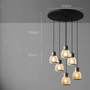 Axyaa Industrial Pendant Light Cement Metal Shade LED Hanging Lamp
