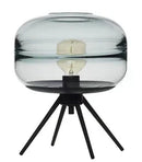 Axyaa Nordic Style Glass and Hardware Table Lamp for Bedroom and Living Room