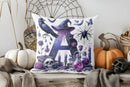 Axyaa Halloween Skeleton Ghost Swing Pillow Cover for Sofa Bedroom Car