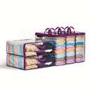 Axyaa Clear PVC Storage Bag: Waterproof Organizer for Clothes, Toys, Quilts, Blankets & More