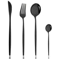 Axyaa Pink Silver Stainless Steel Cutlery Set