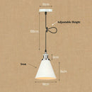 Axyaa Industrial Pendant Light for Kitchen Island & Dining Room - Adjustable Hanging Fixture