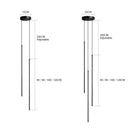 Axyaa Modern LED Chandelier for Dining Room and Bedroom