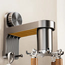 Axyaa Rotating Kitchen Hooks Suction Cup Utensil Storage Rack