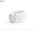 Axya Irregular Rock Texture Ceramic Dessert Bowl for Molecular Cuisine Specialty Tableware