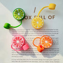 Axyaa Silicone Lemon Straw Toppers for 10mm Straws