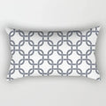 Axyaa Nordic Grey White Geometric Square Pillowcase for Home Decor
