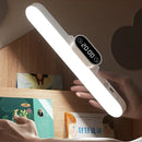 Axyaa Magnetic Clock Lamp: LED USB Rechargeable, Stepless Dimming Cabinet Night Light