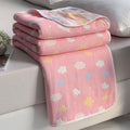 Axyaa Cotton 6-Layer Yarn Quilt - Soft and Cozy Gauze Blanket - Nap Blanket