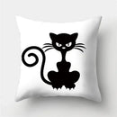 Cute Cat Cushion Cover 45x45cm - Axyaa Home Decor Pillowcases