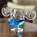 Axyaa Elk Antlers Wine Glass – Creative Christmas Series Gift