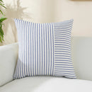 Axyaa Farmhouse Patchwork Beige Pillow Covers Set