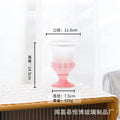 Axyaa High Glass Vase Flowers Arrangement Hydroponic Art Ornament Craft