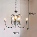 Axyaa LED Staircase Chandeliers Indoor Pendant Light Lamps for Living Room