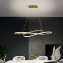 Axyaa LED Chandelier with Dimmable Remote - Modern Lighting for Home and Office