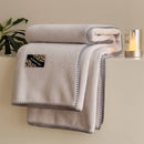 Axyaa Plush Flannel Queen Size Blanket for Sofa Bed All-Season Warmth
