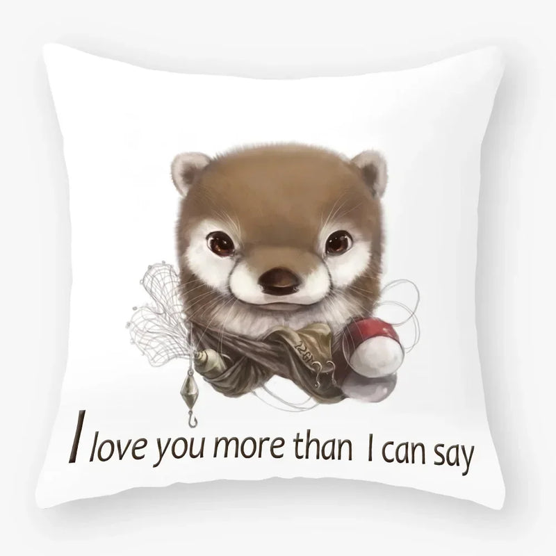 Axyaa Cartoon Animal Cushion Cover 45*45cm