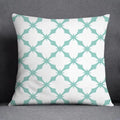 Axyaa Green Geometric Pillow Cover for Home Decor