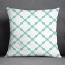 Axyaa Green Geometric Pillow Cover for Home Decor