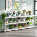 Axyaa 71" Sofa Tables with 3 Tiers Storage Shelves