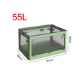 Axyaa Foldable Storage Box with Lid: Large Capacity Organizer for Toys, Books, and More