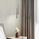 Axyaa LED Minimalist Pendant Lamp Black/White for Bedroom Living Room Coffee Shop