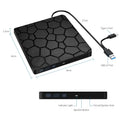 Axyaa Slim USB 3.0 Type C External DVD Burner RW Writer for Laptop