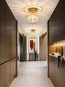 Axyaa Nordic Crystal Ceiling Lamp for Home and Restaurant Decoration