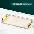 Axyaa Plastic Storage Racks for Drain Cups, Upside-down Plates, Teacups, and Cake Plate Tray