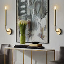 Axyaa Copper Wall Lamp: Minimalist Postmodern Nordic Retro Decor for Living Room Bedroom