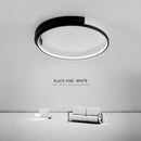 Axyaa LED Ceiling Lamp: Modern Minimalist Round Nordic Design for Living Room Bedroom Dining Lighting