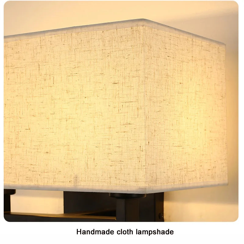 Axyaa Simple Double Head Wall Lamp for Bedroom and Hotel Decor