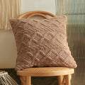 Axyaa Short Fleece Pillow Cover 18x18 for Living Room Sofa & Home Decor