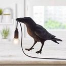 Axyaa Gothic Raven Lamp Table Crow Light for Home Decor Living Room Bedroom