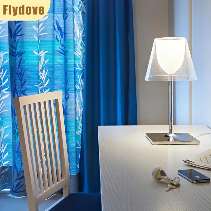 Luxury Acrylic Desk Lamp by Axyaa - Designer Bedhead Lighting for Model Room & Villa