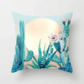 Axyaa Plant Pattern Pillowcase 45*45cm for Home Office Decor
