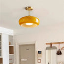 Axyaa Mid Century Brass Glass Chandelier Light Fixture - Elegant Lighting for Home