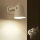 Axyaa Retro Macaron Nordic Wall Lamp Sconce for Bedroom and Living Room