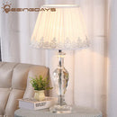 Axyaa Postmodern Crystal Table Lamp | Nordic High-end Decorative Bedroom Desk Lamp