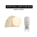 Terrazzo Japanese Retro Nordic LED Wall Lamp for Home Decor by Axyaa