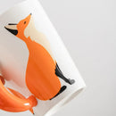 Axyaa Fox 3D Cartoon Ceramic Coffee Mug with Handle Creative Personalized Office Cup