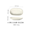 Axyaa Ceramic Tray: High-End Plate for Wine, Restaurant, and Desserts