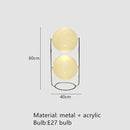 Axyaa Silver Metal Floor Lamp Modern Living Room Bedroom Decor