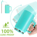 Axyaa 1500ml Stainless Steel Travel Tumbler with Straw Lid - Large Capacity Insulated Mug
