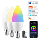 Axyaa Smart WiFi RGB LED Bulb E14 Dimmable 5W 7W 9W Voice Control Alexa Google Home