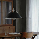 Axyaa Black Metal LED Ceiling Chandelier for Modern Indoor Lighting