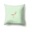 Axyaa Woodland Animal Cushion Cover: Bear Deer Pillow Case for Home Decor