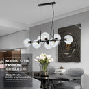 Axyaa LED Glass Pendant Light: Minimalist Nordic Design for Living Room and Bedroom